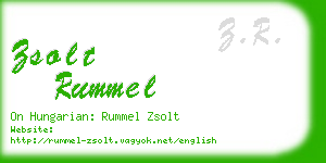 zsolt rummel business card